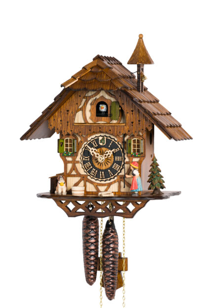 Chalet Style Cuckoo Clock with Bell Tower