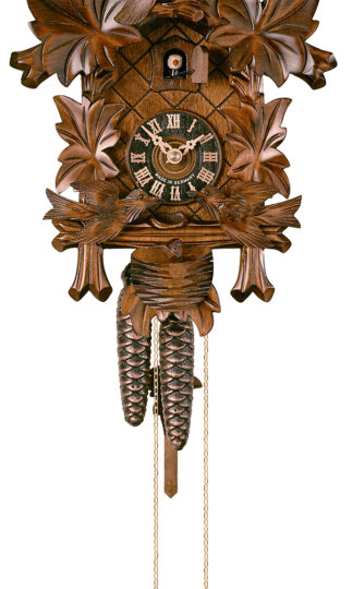 Antique Style Cuckoo Clock with Moving Birds