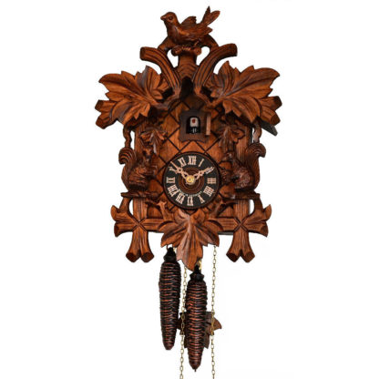 Traditional Cuckoo Clock with Bird and Squirrels - CuckooClocks.co.uk