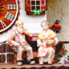 Chalet Cuckoo Clock with Hand Painted Figures - Image 2