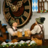 Chalet Style Cuckoo Clock with Beer Garden - Image 4