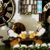 Chalet Style Cuckoo Clock with Beer Garden - Image 5