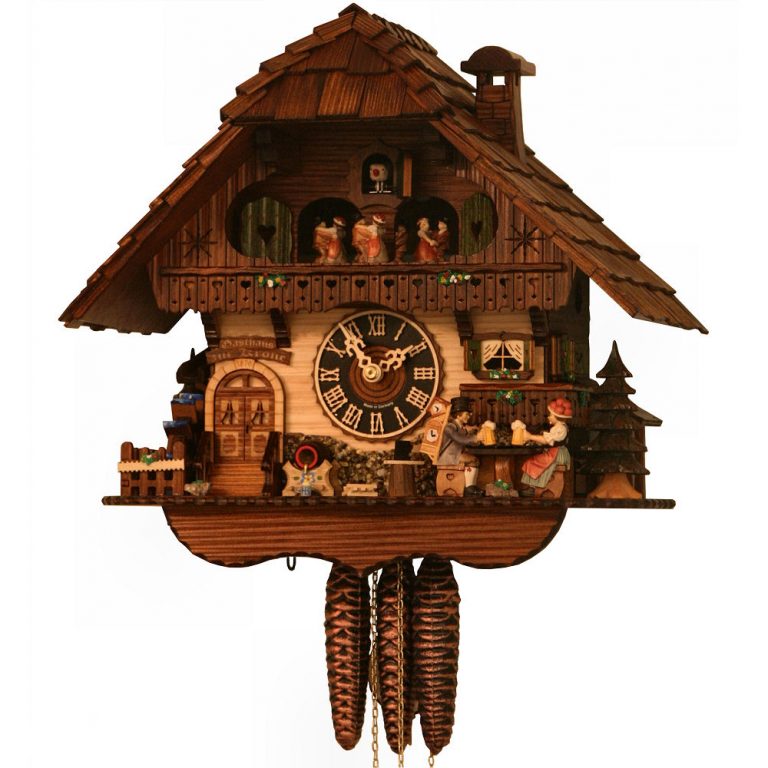 Chalet Style Cuckoo Clock with Travelling Clock Mender - CuckooClocks.co.uk