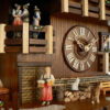 Large Chalet Cuckoo Clock with Man Climbing Ladder - Image 2