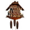Large Chalet Cuckoo Clock with Man Climbing Ladder